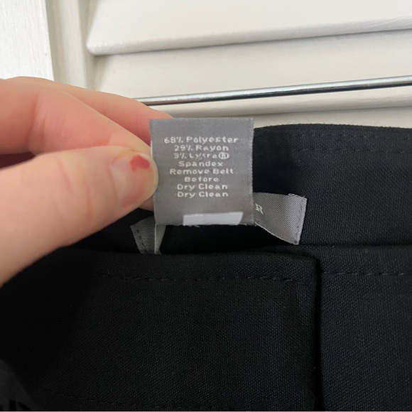 Ann Taylor Black Margo Wide Leg Ankle Pant Size 8 (27" inseam) - Picture 9 of 9